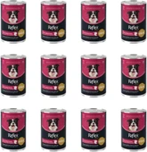 Reflex Plus GRAVY Sos İçinde Et Parçacıklı Kuzu Etli ve Tatlı Patatesli Yetişkin Köpek Konservesi 400 Gr (12 Adet) - 1