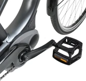 XBYC 1809 Bilyalı Bisiklet Pedalı MTB Alüminyum Alaşımlı Reflektörlü Pedal Siyah Renk - 2