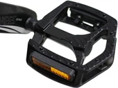 XBYC 1809 Bilyalı Bisiklet Pedalı MTB Alüminyum Alaşımlı Reflektörlü Pedal Siyah Renk - 4