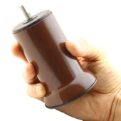 Mobilya Metal Yatak Kanepe Baza Koltuk Orta Destek Ayağı M8 Civata Kahverengi Metal Ayak 10 Cm 4 Adet thumbnail 5