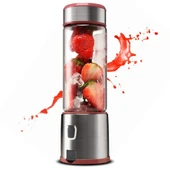 6 Bıçaklı Taşınabilir ve Şarj Edilebilir Meyve Sıkacağı ve Blender - 1