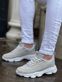 ET-KB-707 Taş Süet Yüksek Taban Bağcıklı Günlük Erkek Ayakkabı thumbnail 2