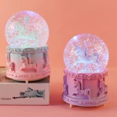 Orta Boy Unicorn Kar Küresi - 1