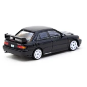 Nessiworld Tarmac Works 1/64 Mitsubishi Lancer GSR Evolution III Black - 1
