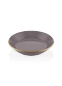 The Mia Basic Yemek Tabağı 6 Lı Set Gri - 20cm thumbnail 3