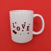 Love Tasarım Kupa Bardak - 1