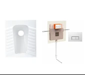 Creavit Çevre Yıkamalı Hela Taşı + VitrA Gömme Rezervuar Set - 2