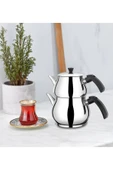 YUNUSOĞLU HOME Antonio Mini Boy Siyah Çaydanlık Takımı - 1