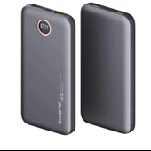 Sword 10F53 22.5W 10000 mAh Gri USB Kablolu Hızlı Şarj Powerbank - 4