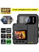 Vücut Kamera 2.0  inç Ekranlı Taşınabilir Vücut Kamera - 1