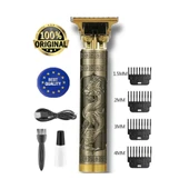 Dragon Çelik Kasa Profesyonel Saç Sakal Ense Çizim Tüm Vücut Tüyü Lazer Öncesi Tıraş Makinesi - 1