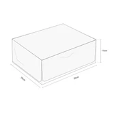 Şekilli Pasta Kutusu 25x35x17 cm - 25 Adet thumbnail 2