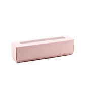 Montajsız Kapaklı Makaron Kutusu Pembe 5x20x5 cm - 50 Adet thumbnail 3
