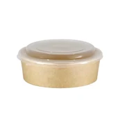 Kraft Salata Kasesi Seti 750 cc PET Kapak - 50 Adet - 1