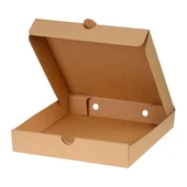 Pizza Kutusu Kraft -Kahverengi 100 lü. 30x30 cm. thumbnail 2