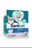 Sanicat Active White Lotus Çiçeği Kokulu Süper Topaklanan Kedi Kumu 6Lt - 1
