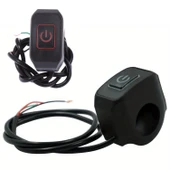 Motosiklet Led Far Aç Kapa Metal Anahtar Tekli Buton Swich 2 modlu - 2