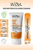 Wou Leke Karşıtı Yüksek Koruma Güneş Kremi Spf50 Yüksek Korumalı Güneş Kremi 50 ML - 1