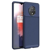 OnePlus 7T Karbon Desenli Negro Silikon Kılıf thumbnail 3