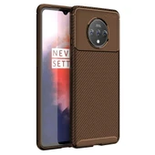 OnePlus 7T Karbon Desenli Negro Silikon Kılıf thumbnail 2