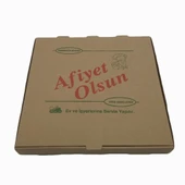Pizza Kutusu Kraft -Kahverengi 100 lü. 28x28 - 2