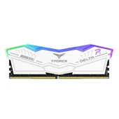 Team T-Force DELTA RGB White 32GB 2x16GB 6400Mhz DDR5 Gaming Ram CL40 (FF4D532G6400HC40BDC01) - 2