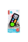 Fisher-Price Eğlen ve Öğren İzle ve Öğren Kumanda - çok dilli seri, eğitici içeriğiyle elektronik taklit oyuncağı, bebekler ve yürüme çağındaki çocuklar için HHH27 - 1