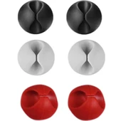 Yapışkanlı Kablo Sabitleyici Düzenleyici 6'lı Paket MZ2023-38 - 1