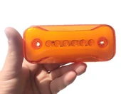 2 Adet Neon Ledli Mercekli Yan Dorse Kasa Lambası 12-24 Volt Turuncu thumbnail 3