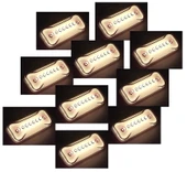 10 Adet Neon Ledli Mercekli Yan Dorse Kasa Lambası 12-24 Volt Turuncu thumbnail 1