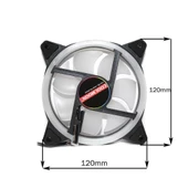 Concord C-892 RGB Gökkuşağı Renkli 12cm Soğutucu PC Kasa Fanı - 7