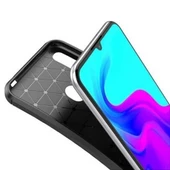 Huawei Y6S 2019 Uyumlu Karbon Desenli Negro Silikon Kılıf thumbnail 4