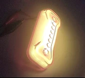 6 Adet Neon Ledli Mercekli Yan Dorse Kasa Lambası 12-24 Volt Turuncu thumbnail 2