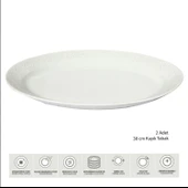 Güral Porselen Bahar Dalı 2'li Kayık Tabak Seti 30 Cm thumbnail 7