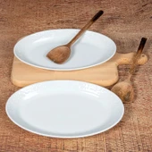 Güral Porselen Bahar Dalı 2'li Kayık Tabak Seti 30 Cm thumbnail 2