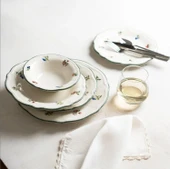 Porser Vintage Rose Fulya 24 Parça Yemek Takımı - 2