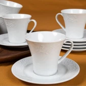 Güral Porselen Bahar Dalı 12 Parça Çay Fincan Takımı - 2