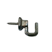 Vidalı Kanca, Askı Küçük - 15x18mm, Nikel - 100 Adet - 1