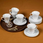 Güral Porselen Bahar Dalı 12 Parça Çay Fincan Takımı - 1