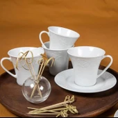 Güral Porselen Bahar Dalı 12 Parça Çay Fincan Takımı - 3