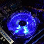 Concord C-893 Işıklı Blue Universal LGA CPU İşlemci Fanı - 4