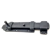 Antika Tarz Dekoratif Pirinç Yassı Kapı Sürgüsü - 55x215 mm, Oksit - 1
