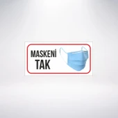 Maskeni Tak 20x10 Sticker 20X28 Cm - 1