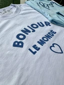 Bonjour Le Monde Kız Çocuk Takımı – Beyaz/Açık Mavi - 2