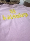 "Balenciaga" Baskılı Çocuk Tişört – Pembe - 2