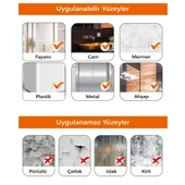 Duvara Tablo Albüm Obje Dekor Asmak Için Iz Bırakmaz Çift Taraflı Nano Bant 1 Mt Güçlü Yapıştırıcı thumbnail 5