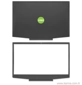 HP Pavilion Gaming 15-CX0070TX uyumlu Notebook Cover, Bezel SET (Yeşil Logo) - 2