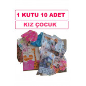 1 Kutu/10 Ad. Kız N95 Kız Çocuk Maske Ffp2 Karışık Renk 10lu Kutu Kız Çocuk N95 Maskesi Ffp2_ - 1