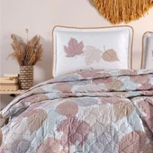 Clasy %100 Pamuk Çift Kişilik Yatak Örtüsü Seti Samba V1 Zencefil - 5