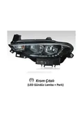FAR SOL FIAT EGEA 16>20 MOTORLU LED KROM CITALI DRL+PARK AYFAR 101135 - 1